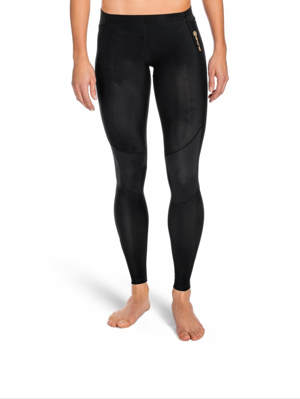 Skins A400 Women's Compression Long Tights Leggings Size Medium Black